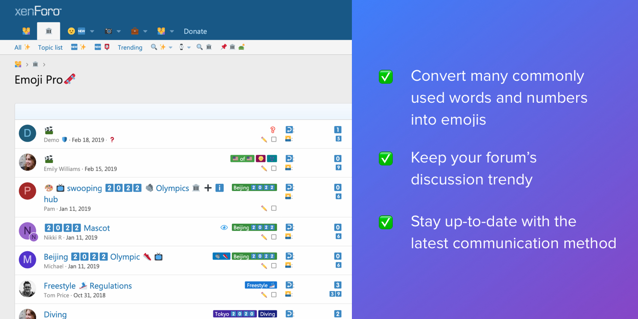 XF 2.0 / 2.1 - [TH] Emojify Pro - April Fools' Trick for your community ...