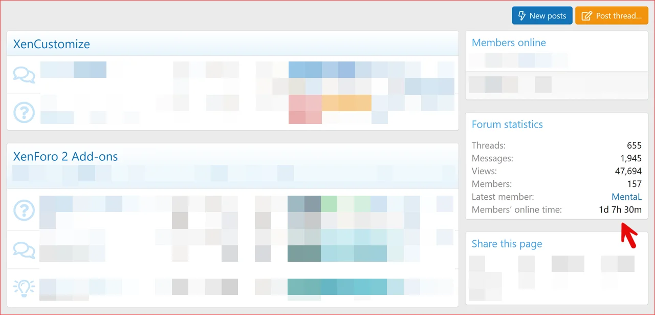 XenCustomize-Time-Spent-Online-200-Forum-statistics-Members-online-time.webp