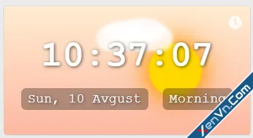 [XenVn] Digital Clock & Date Widget - Xenforo 2-1.webp